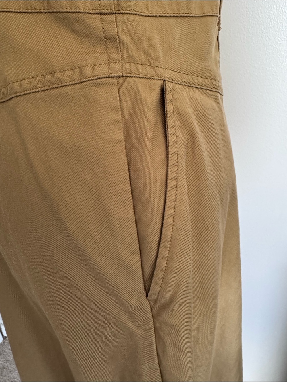 Banana Republic Tan Button-Front Midi Dress - Picture 3 of 7